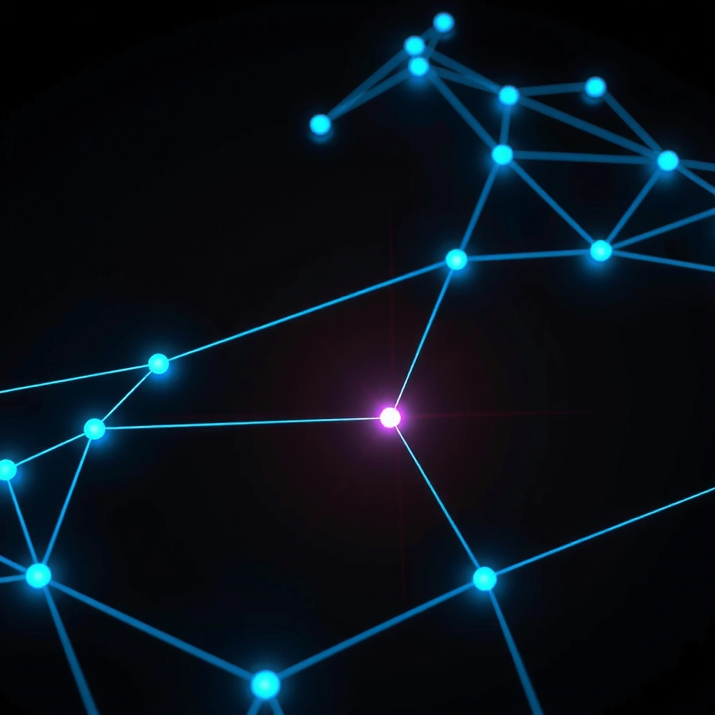 Abstract data network visualization